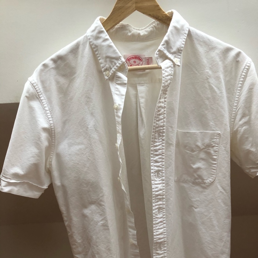 Vintage White Brooks Brothers Button Up